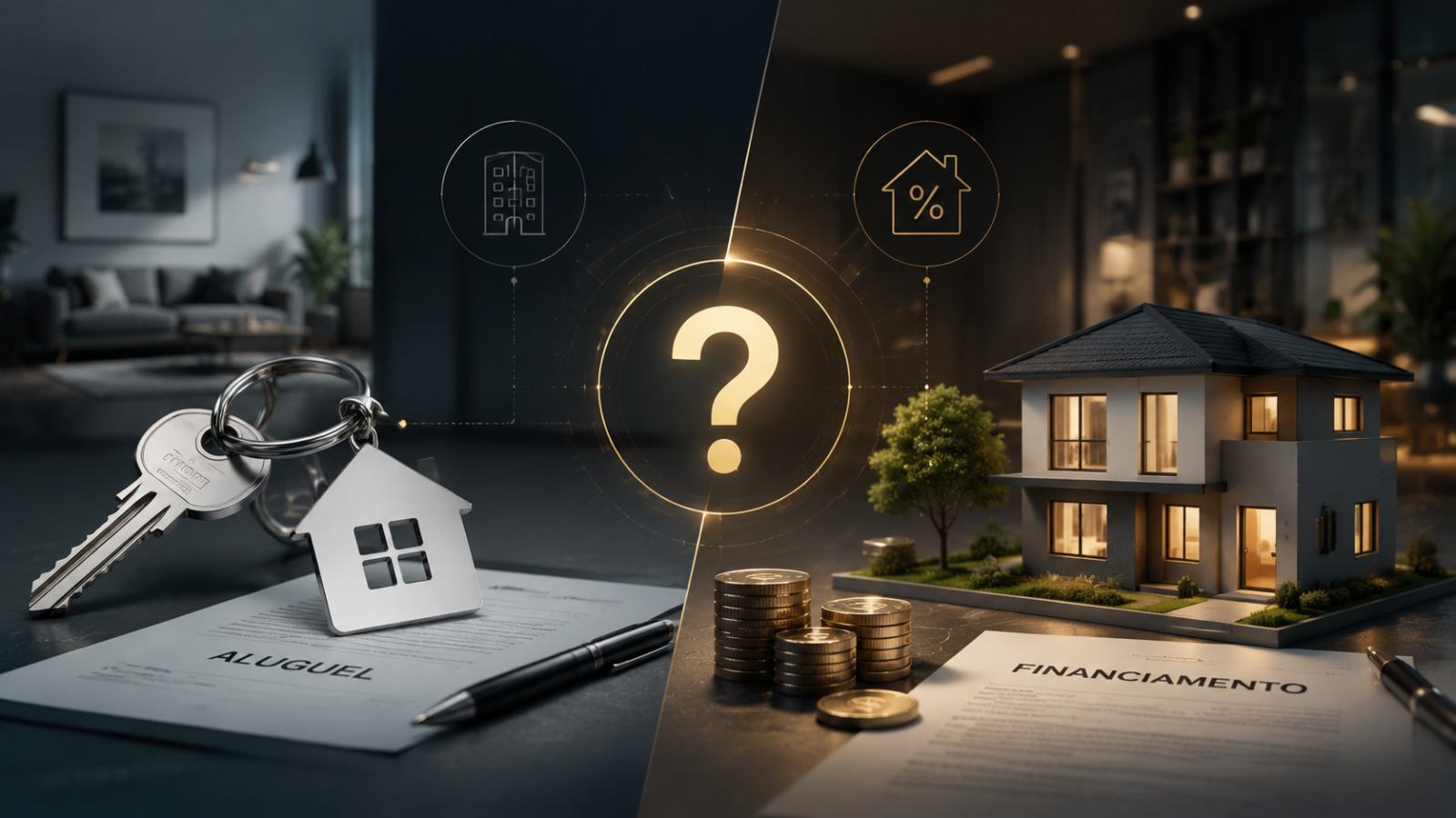 Alugar ou financiar imóvel