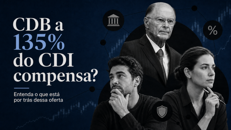 CDB a 135% do CDI compensa? Entenda o que está por trás dessa oferta