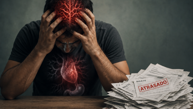 Dinheiro e saúde: como as dívidas afetam seu corpo e sua mente